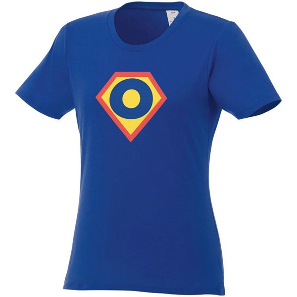 Obrázky: Dámske tričko Heros s krátkym rukávom, modré/M, Obrázok 6