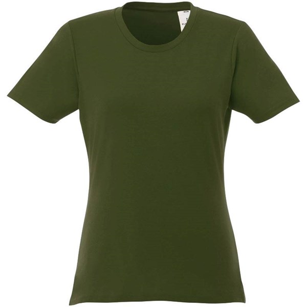Obrázky: Dámske tričko Heros s krátkym rukávom, vojenské/XL, Obrázok 5