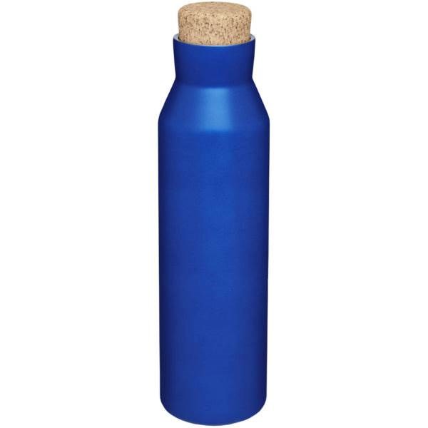 Obrázky: Modrá medená vákuom izolovaná fľaša 590 ml, Obrázok 3