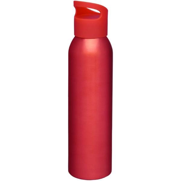 Obrázky: Červená hliníková športová fľaša 650ml