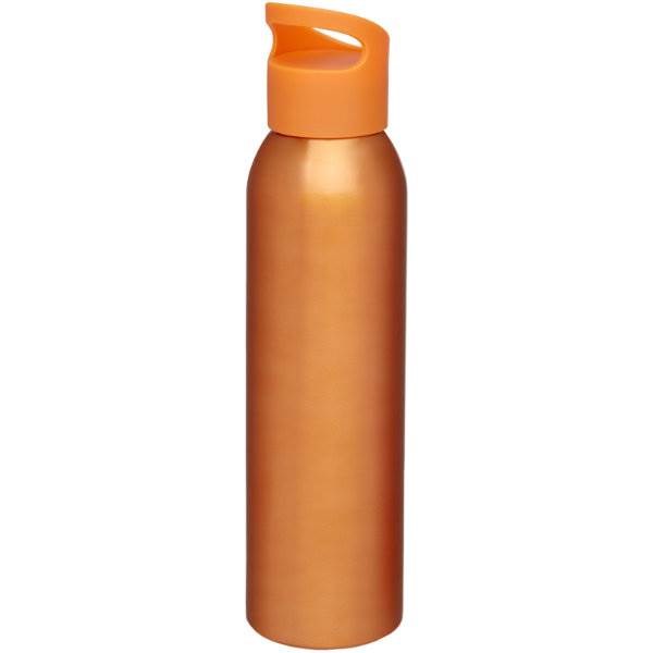 Obrázky: Oranžová hliníková športová fľaša 650ml