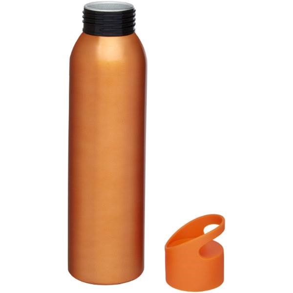 Obrázky: Oranžová hliníková športová fľaša 650ml, Obrázok 2