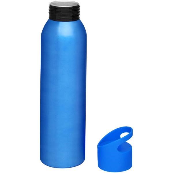 Obrázky: Modrá hliníková športová fľaša 650ml, Obrázok 2