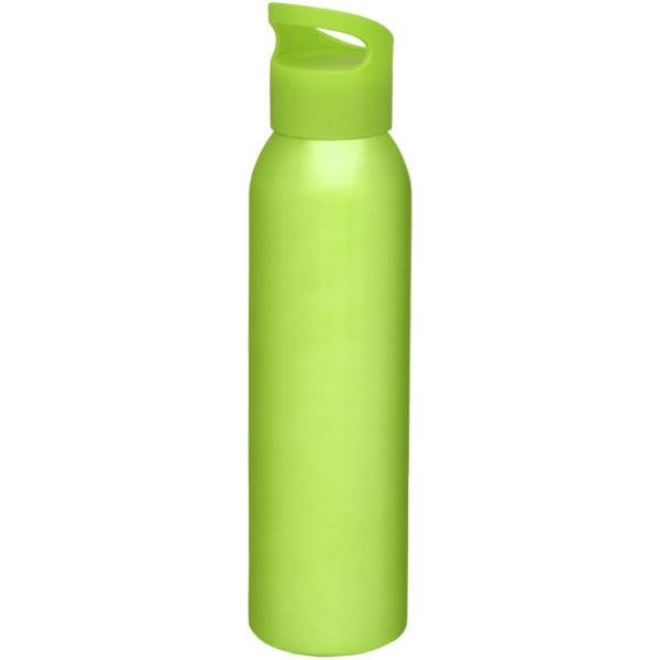 Obrázky: Limetková zelená hliníková športová fľaša 650ml