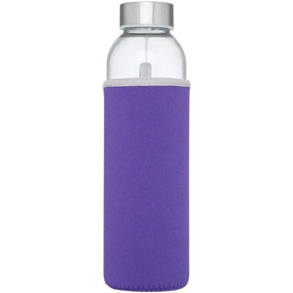 Obrázky: Purpurová sklenená športová fľaša, 500ml, Obrázok 3