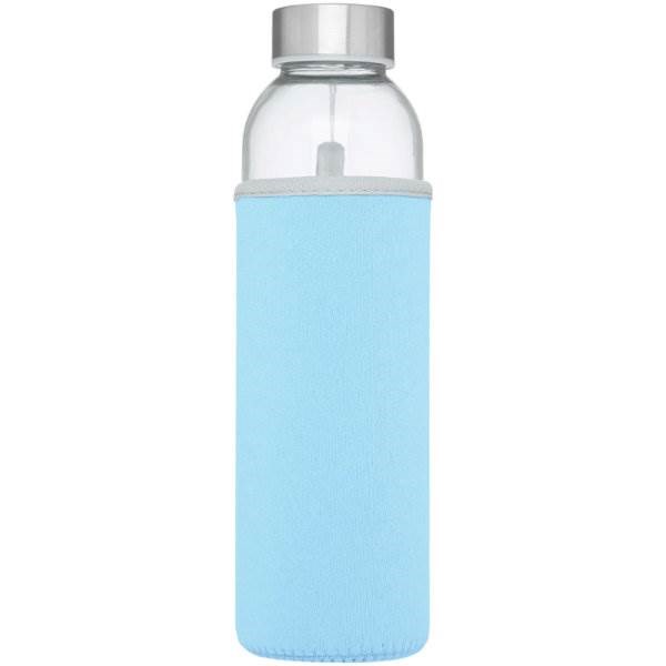 Obrázky: Svetlomodrá sklenená športová fľaša, 500ml, Obrázok 3