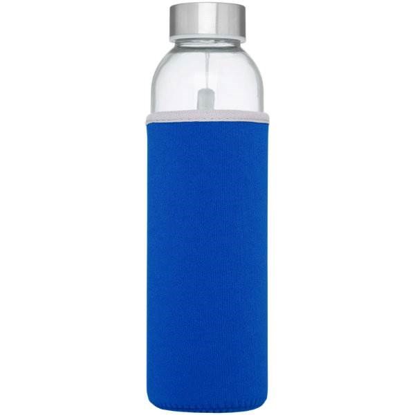 Obrázky: Modrá sklenená športová fľaša, 500ml, Obrázok 3