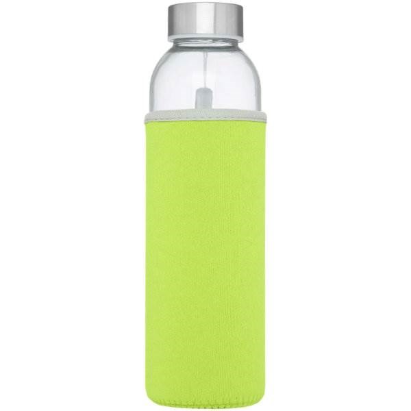 Obrázky: Limetková zelená sklenená športová fľaša, 500ml, Obrázok 3