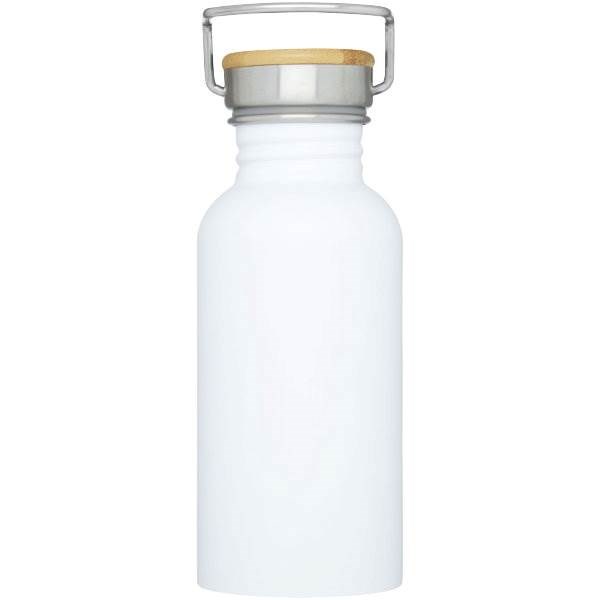 Obrázky: Nerezová športová fľaša 550ml, biela, Obrázok 3