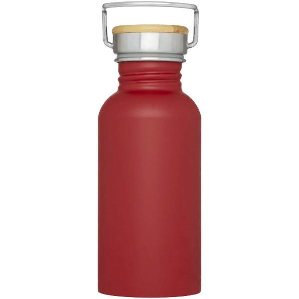 Obrázky: Nerezová športová fľaša 550ml, červená, Obrázok 3