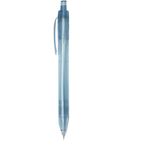 Obrázky: Transparentné modré RPET guličkové pero, ČN
