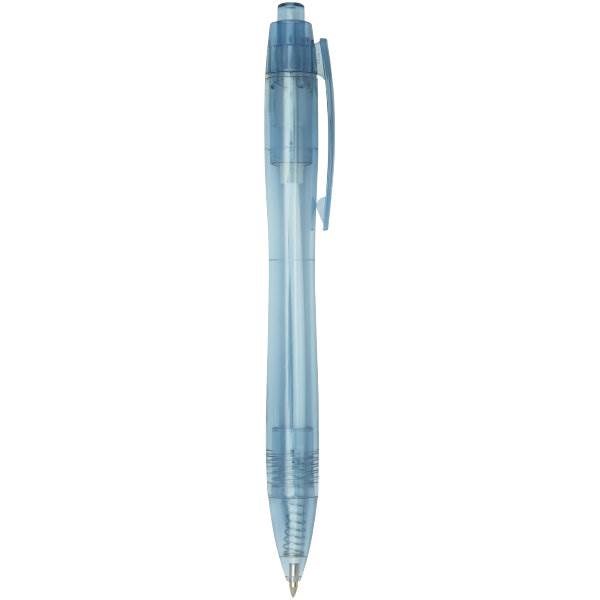 Obrázky: Transparentné modré RPET guličkové pero, ČN, Obrázok 6