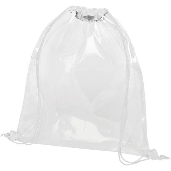 Obrázky: Priehľadný ruksak s bielymi šnúrkami