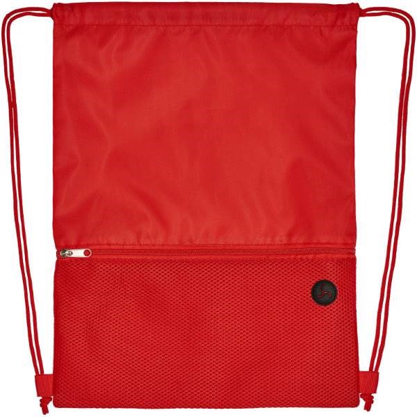 Obrázky: Červený ruksak, 1 vrecko na zips, otvor slúchadlá, Obrázok 5