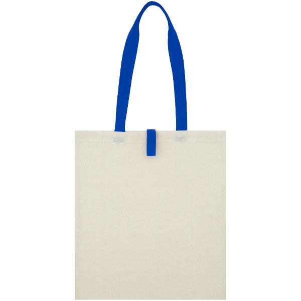 Obrázky: Prírodná nákupná taška, modré rukoväte, BA 100g, Obrázok 7