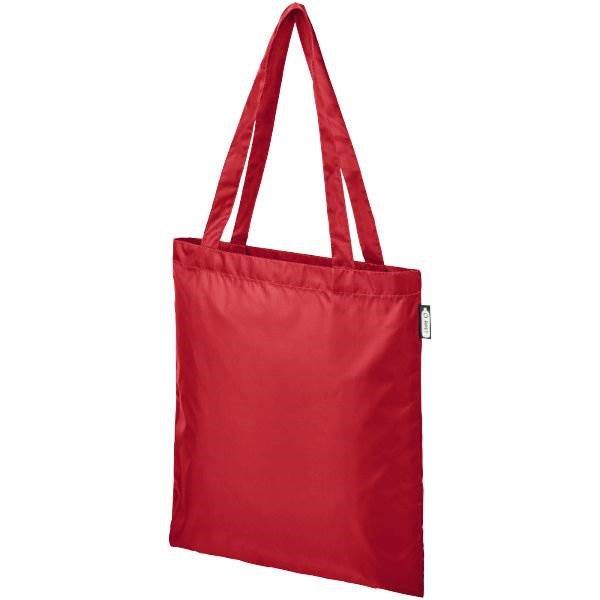 Obrázky: Nákupná taška z RPET, červená