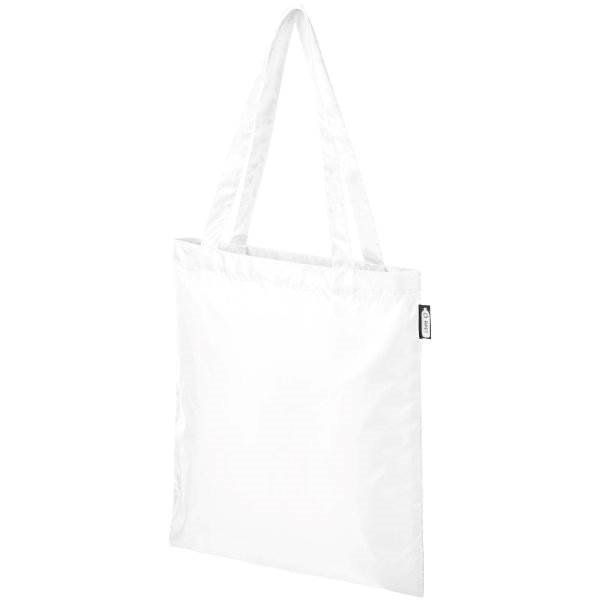Obrázky: Nákupná taška z RPET, biela