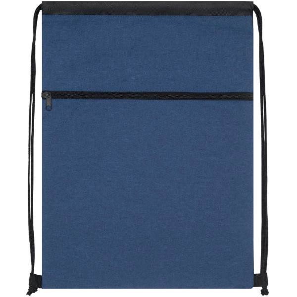 Obrázky: Nám. modrý/čierny melanž ruksak s vreckom na zips, Obrázok 4
