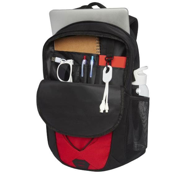 Obrázky: Polstrovaný červeno/čierny ruksak,puzdro na tablet, Obrázok 3
