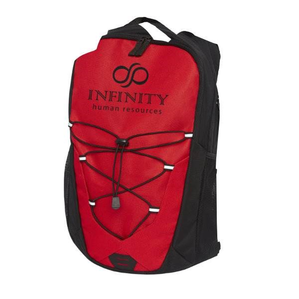 Obrázky: Polstrovaný červeno/čierny ruksak,puzdro na tablet, Obrázok 5