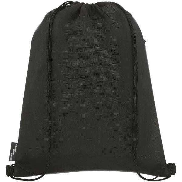 Obrázky: Šedo/čierny melanž ruksak, vrecko na zips, z RPET, Obrázok 2