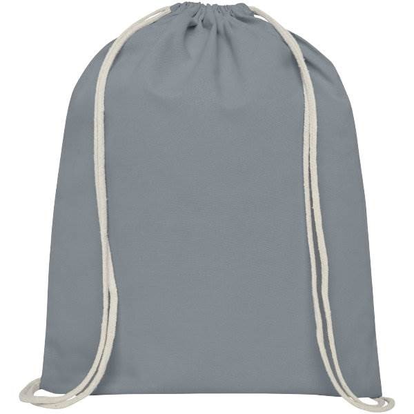 Obrázky: Šedý ruksak z bavlny 140 g/m², Obrázok 2