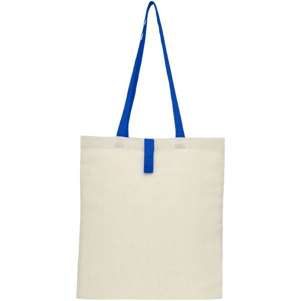 Obrázky: Prírodná nákupná taška, modré rukoväte, BA 100g, Obrázok 14