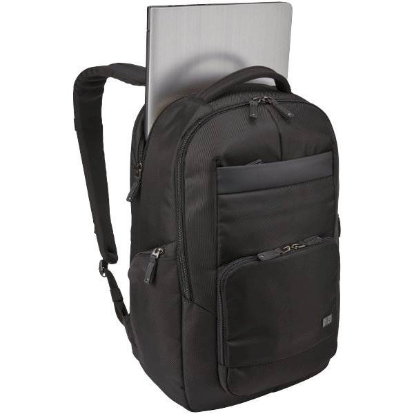 Obrázky: Čierny polstrovaný ruksak na notebook 15,6