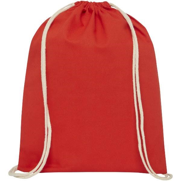 Obrázky: Červený ruksak z bavlny 140 g/m², Obrázok 7