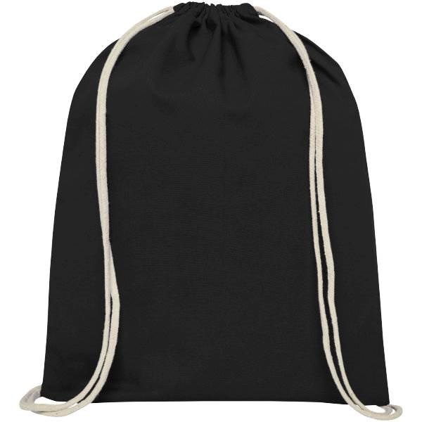 Obrázky: Čierny ruksak z bavlny 140 g/m², Obrázok 7