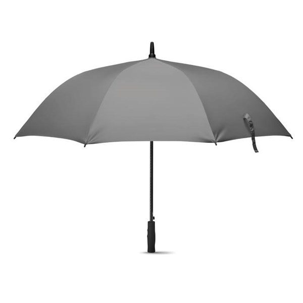 Obrázky: Manuálny vetruvzdorný šedý dáždnik, Obrázok 1