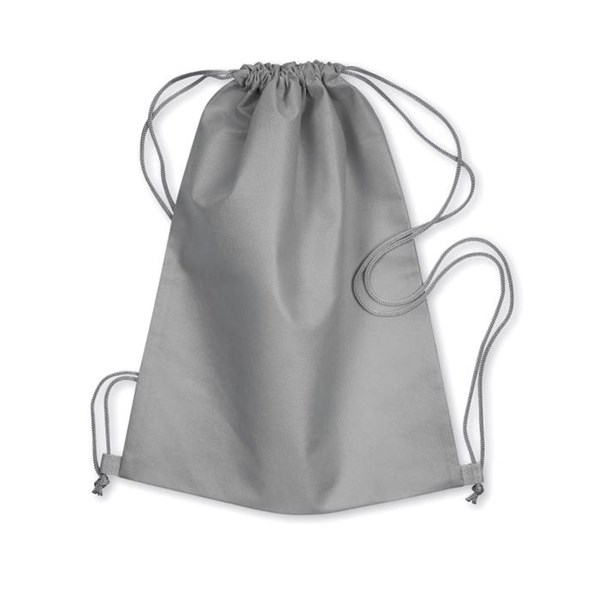 Obrázky: Jednoduchý šedý ruksak z netkanej textílie