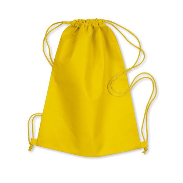 Obrázky: Jednoduchý žltý ruksak z netkanej textílie