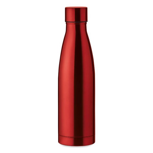 Obrázky: Červená izolačná nerezová fľaša 500 ml