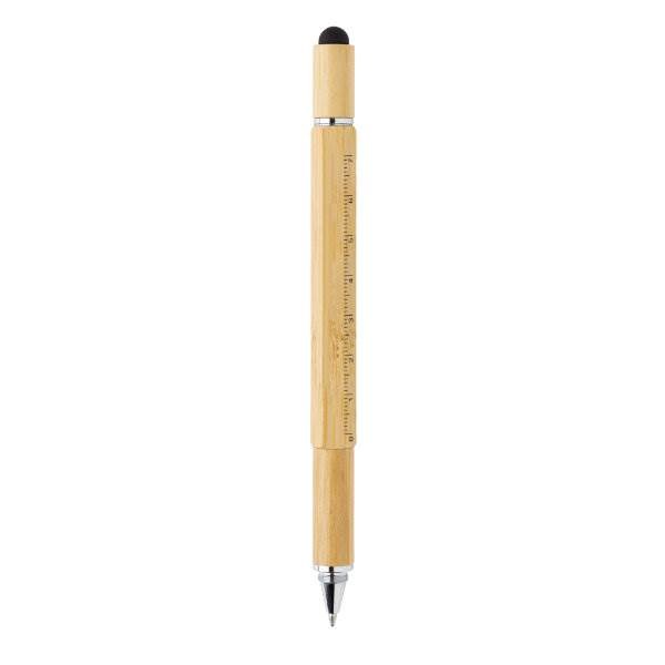 Obrázky: Multifunkčné pero 5 v 1 z bambusu, Obrázok 5