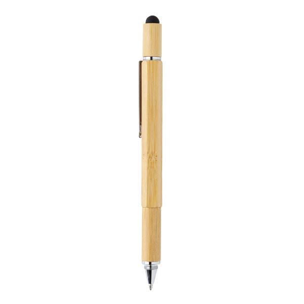Obrázky: Multifunkčné pero 5 v 1 z bambusu, Obrázok 6