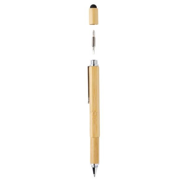 Obrázky: Multifunkčné pero 5 v 1 z bambusu, Obrázok 7