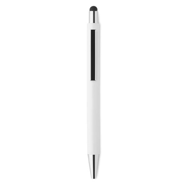 Obrázky: Antibakteriálne biele plastové pero so stylusom, Obrázok 2