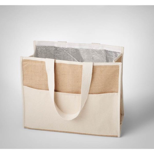 Obrázky: Chladiaca alebo nákupná taška z plátna a juty, Obrázok 6