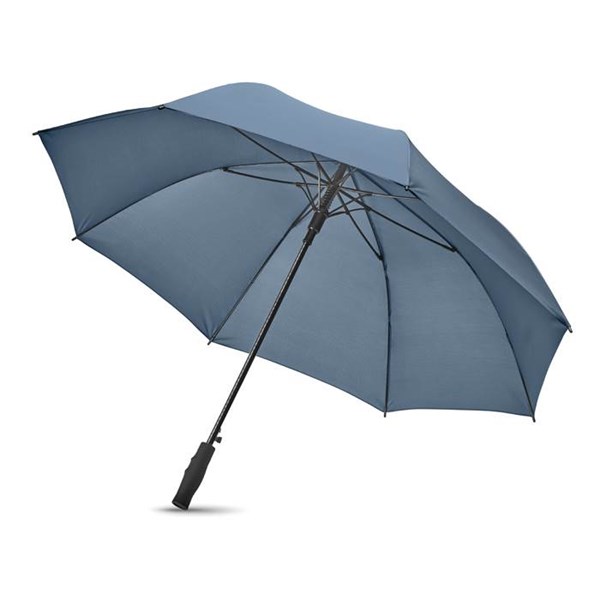 Obrázky: Manuálny vetruvzdorný tmavomodrý dáždnik, Obrázok 3