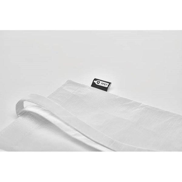 Obrázky: Biela laminovaná nákupná taška z netkanejho RPET, Obrázok 3