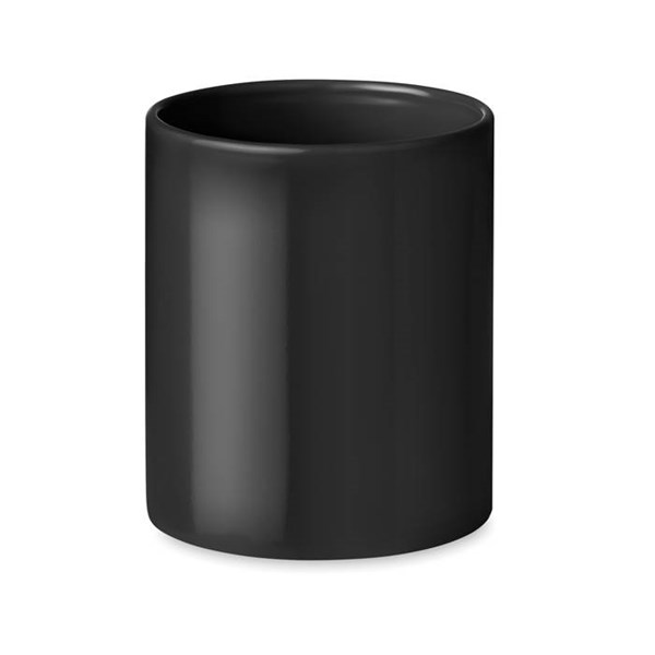 Obrázky: Čierny keramický hrnček 300ml v krabičke, Obrázok 2