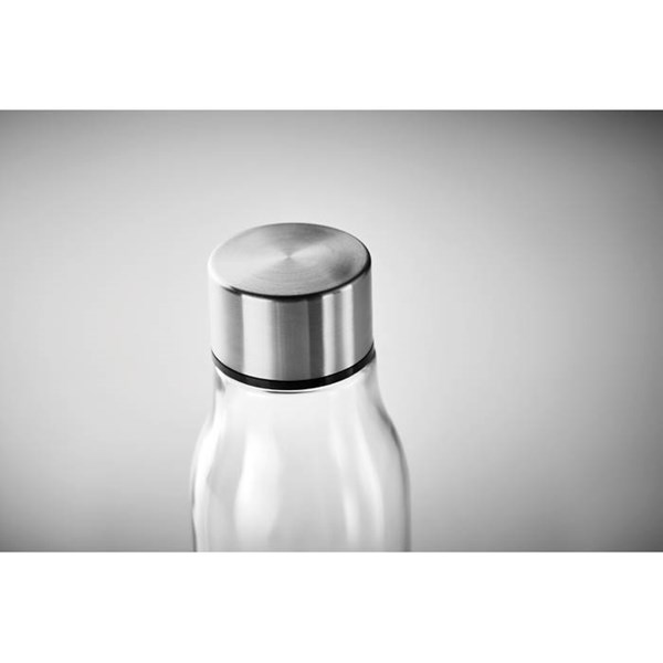 Obrázky: Sklenená transparentná fľaša na pitie, 500ml, Obrázok 4