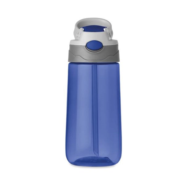 Obrázky: Transparentná modrá 450ml tritánová fľaša na pitie, Obrázok 3