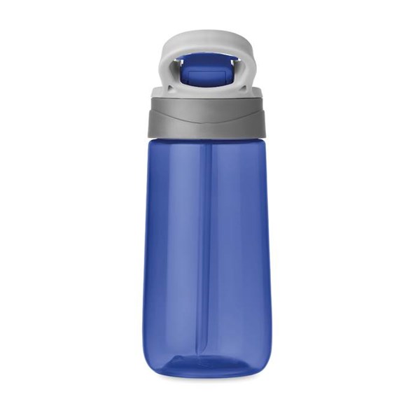 Obrázky: Transparentná modrá 450ml tritánová fľaša na pitie, Obrázok 4