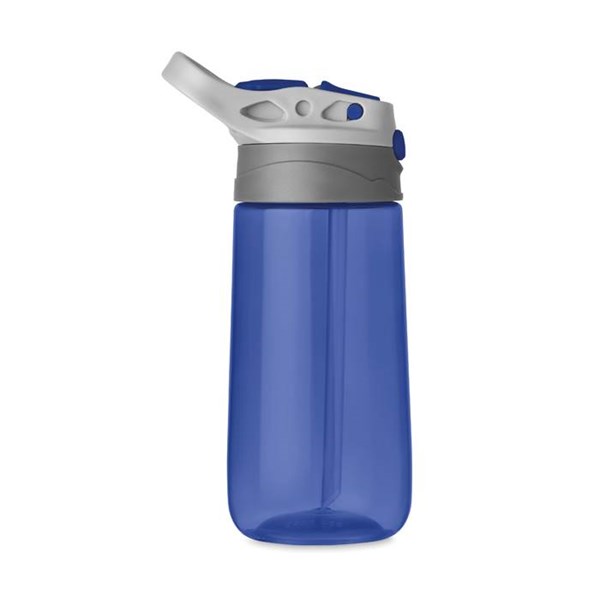 Obrázky: Transparentná modrá 450ml tritánová fľaša na pitie, Obrázok 5