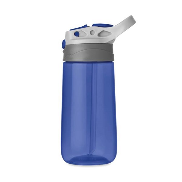 Obrázky: Transparentná modrá 450ml tritánová fľaša na pitie, Obrázok 6