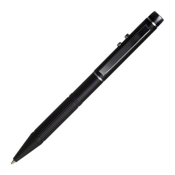 Obrázky: Čierne guličkové pero s laserovým ukazovadlom, LED, Obrázok 2