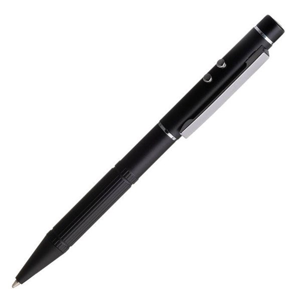 Obrázky: Čierne guličkové pero s laserovým ukazovadlom, LED, Obrázok 3