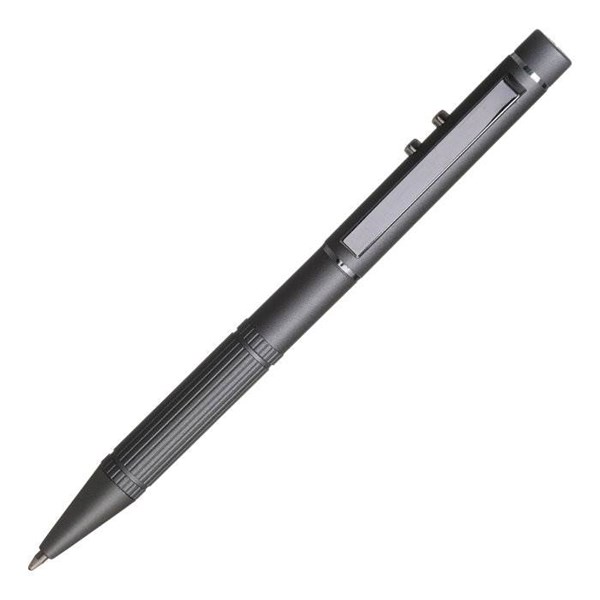Obrázky: Šedé guličkové pero s laserovým ukazovadlom a LED, Obrázok 2